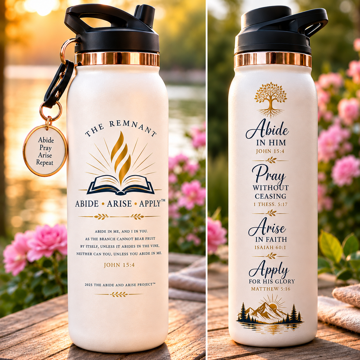Abide & Arise Water Bottle